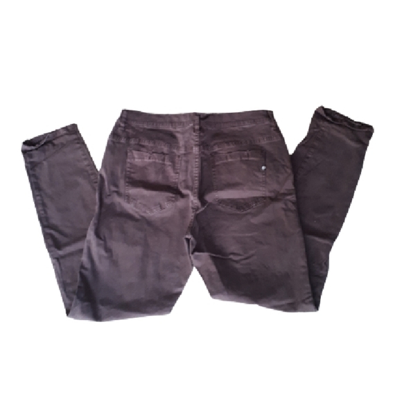 Saks brown krinkled pants - Picture 4 of 8